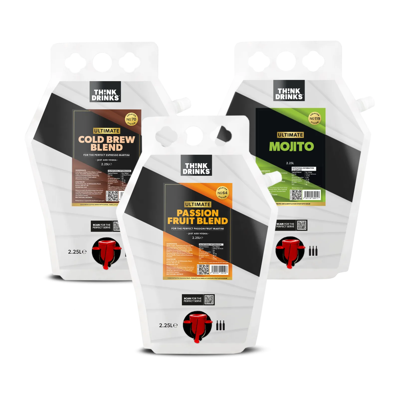 Top 3 Cocktail Bases Bundle
